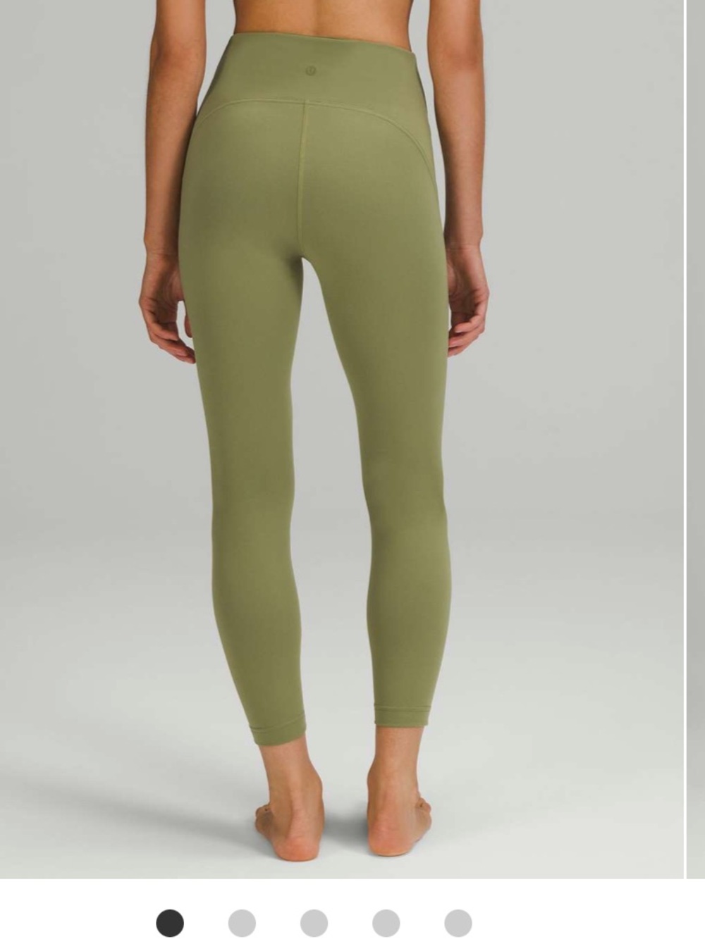 Lululemon InStill High-Rise Tight 25” Leggings Bronze Green Size 8 NWT